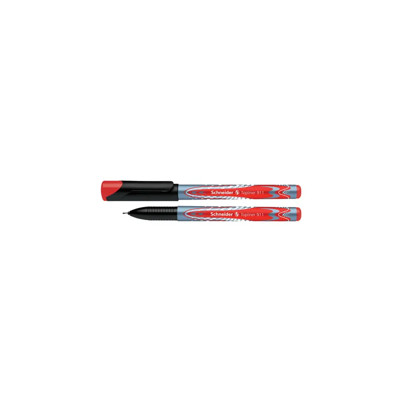 Fineliner Schneider Topliner 911 9112 - rot 0,4 mm Kunststoffschaft
