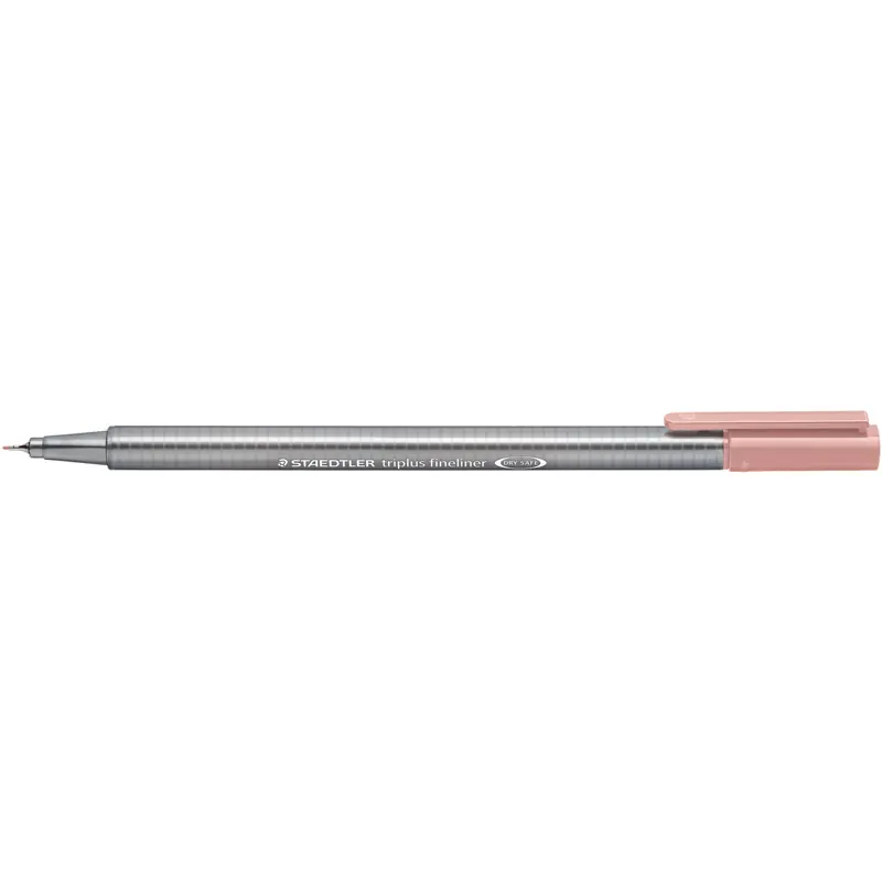 Fineliner Staedtler triplus 334 - altrosa 0,3 mm ergonomischer Dreikantschaft