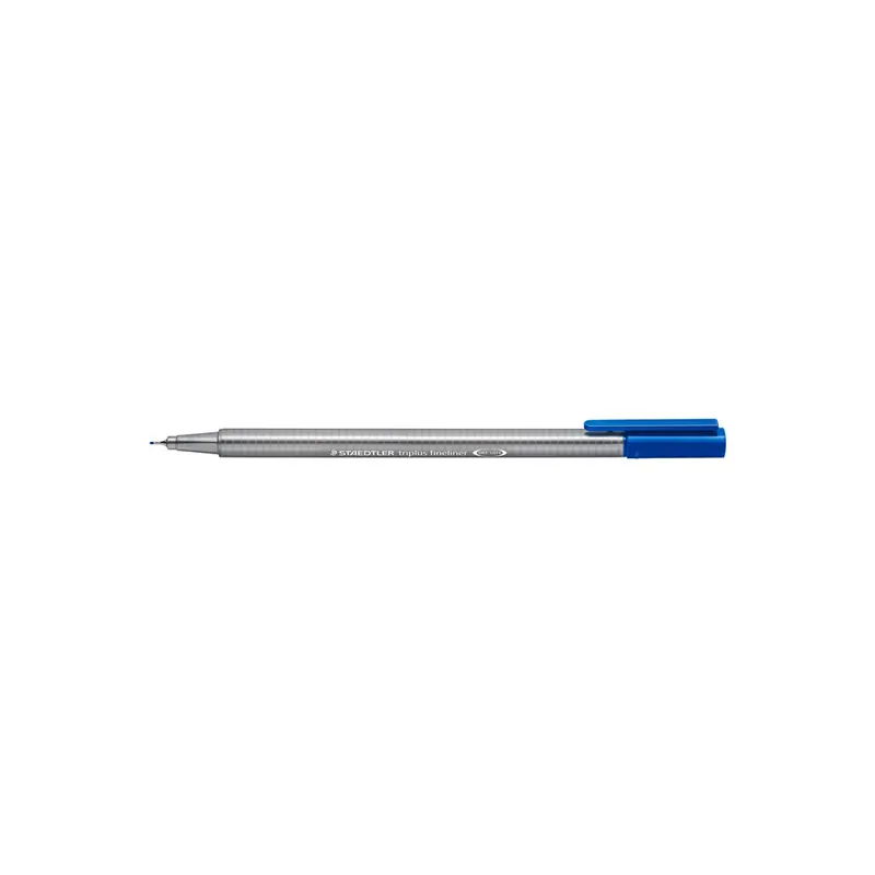 Fineliner Staedtler triplus 334 - blau 0,3 mm ergonomischer Dreikantschaft