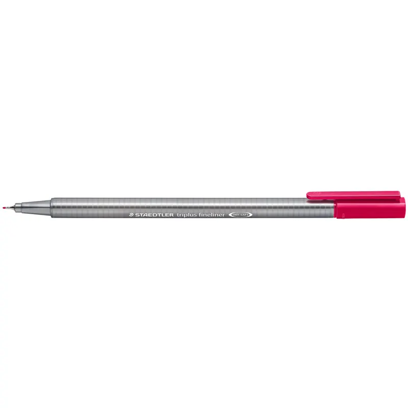 Fineliner Staedtler triplus 334 - bordeauxrot 0,3 mm ergonomischer Dreikantschaft