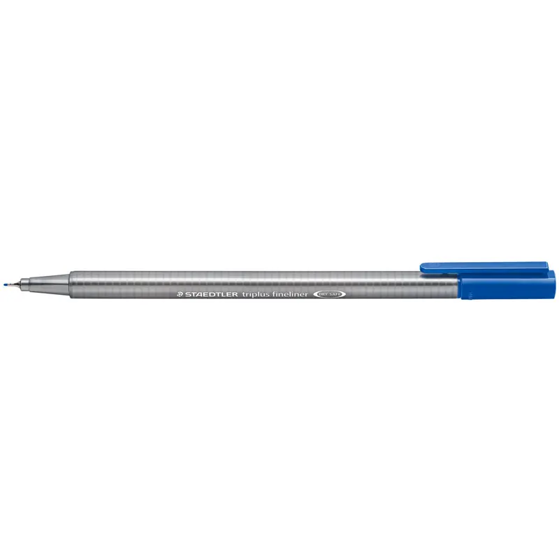 Fineliner Staedtler triplus 334 - delfterblau 0,3 mm ergonomischer Dreikantschaft