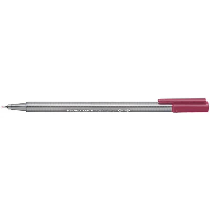 Fineliner Staedtler triplus 334 - toskana rot 0,3 mm ergonomischer Dreikantschaft