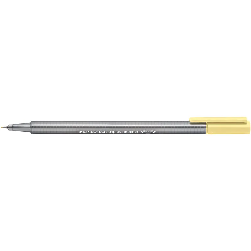 Fineliner Staedtler triplus 334 - vanille 0,3 mm ergonomischer Dreikantschaft