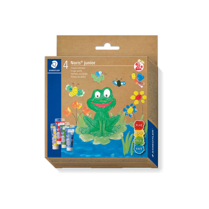 Fingermalfarbe Staedtler Noris Club 8814 - sortiert 4er-Set à 100 ml