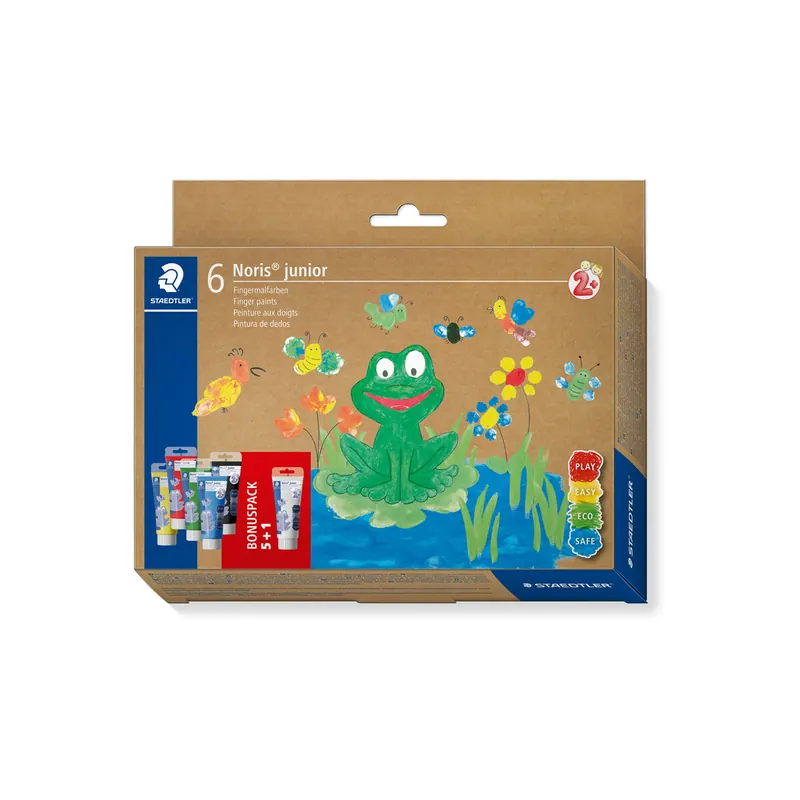 Fingermalfarbe Staedtler Noris Club 8816 - sortiert 6er-Set à 100 ml