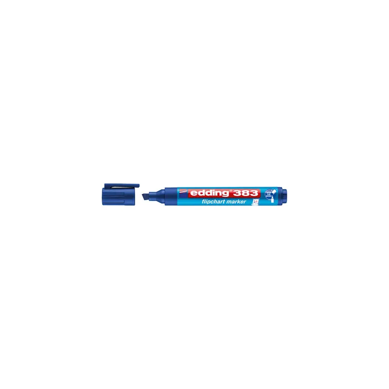 Flipchartmarker edding 383 - blau 1-5 mm Keilspitze permanent nachfüllbar