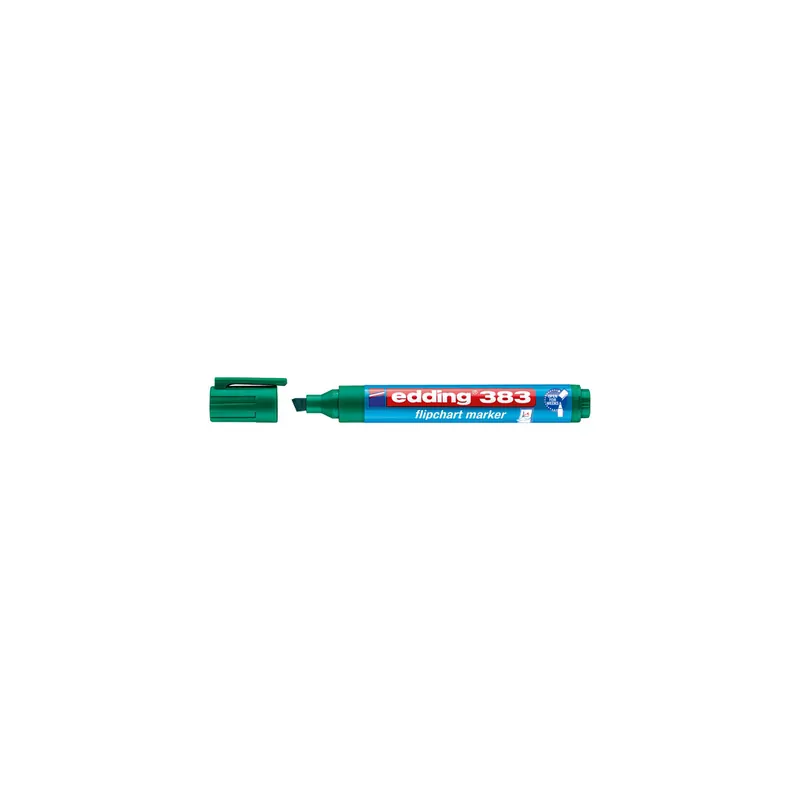 Flipchartmarker edding 383 - grün 1-5 mm Keilspitze permanent nachfüllbar