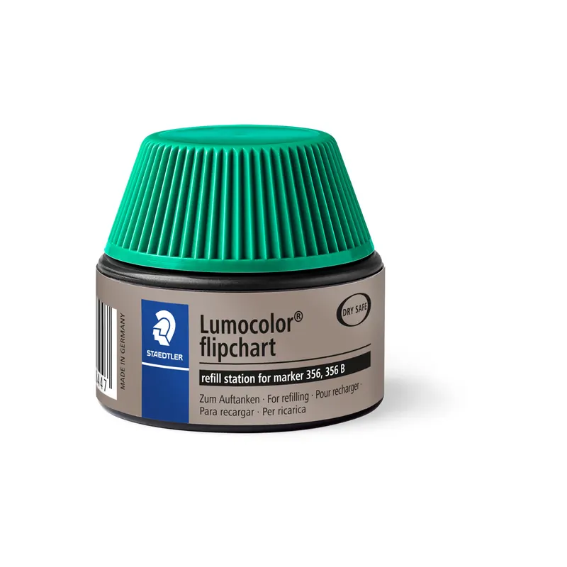 Flipchartmarker Nachfülltinte Staedtler Lumocolor 48856 - grün für Mod 356 permanent 30 ml