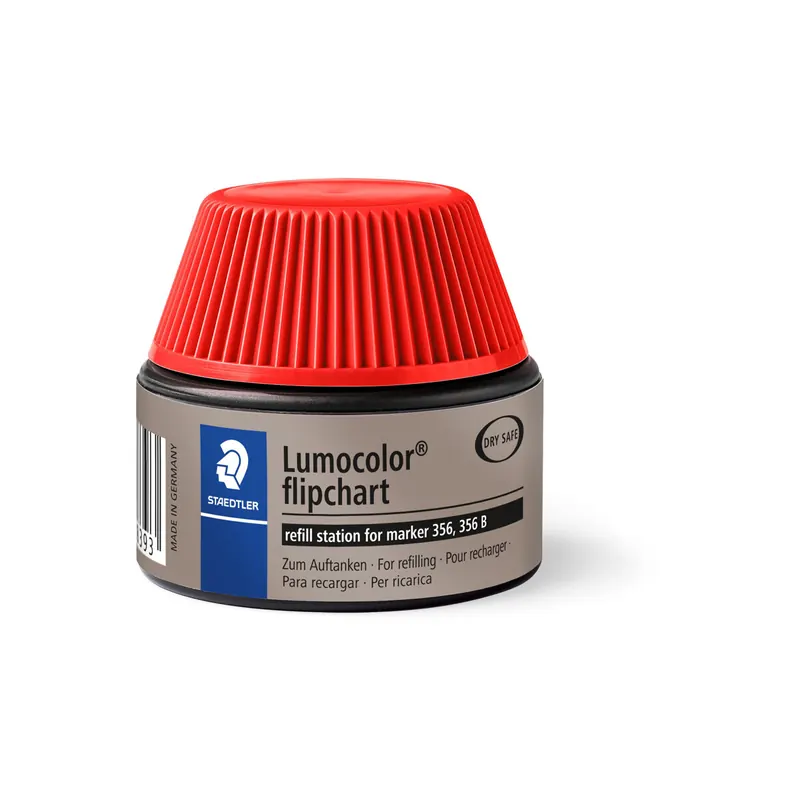 Flipchartmarker Nachfülltinte Staedtler Lumocolor 48856 - rot für Mod 356 permanent 30 ml