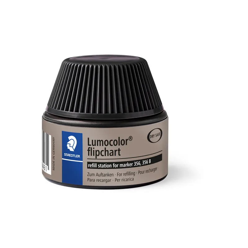 Flipchartmarker Nachfülltinte Staedtler Lumocolor 48856 - schwarz für Mod 356 permanent 30 ml