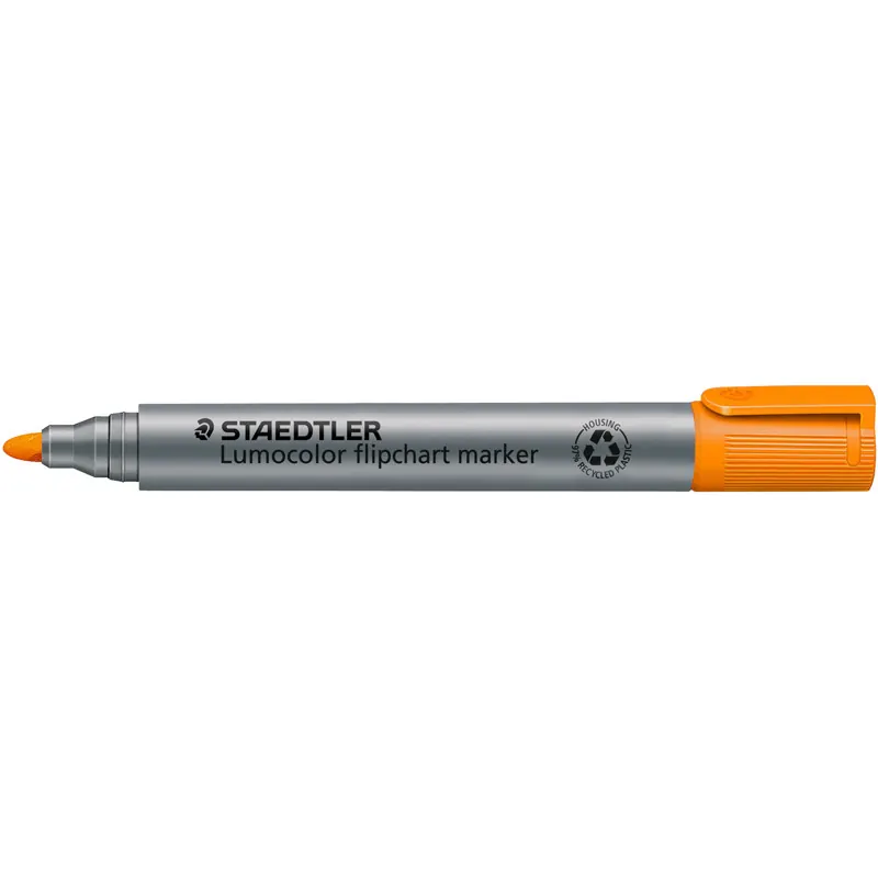 Flipchartmarker Staedtler Lumocolor 356 - orange 2 mm Rundspitze permanent nachfüllbar