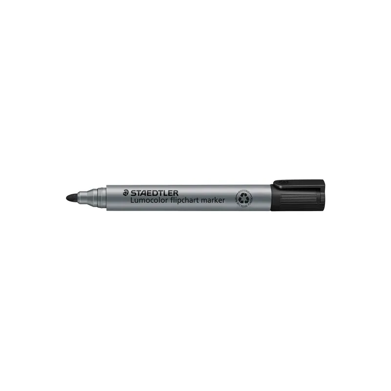 Flipchartmarker Staedtler Lumocolor 356 - schwarz 2 mm Rundspitze permanent nachfüllbar