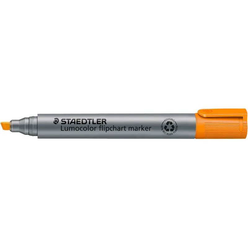Flipchartmarker Staedtler Lumocolor 356B - orange 2-5 mm Keilspitze permanent nachfüllbar