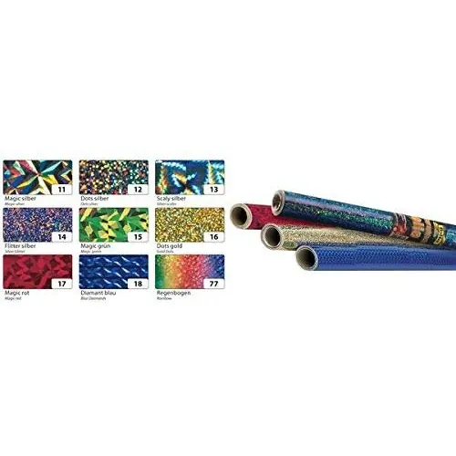 folia 310/17 Holografie-Klebefolie, 400 mm x 1 m, Magic Rot