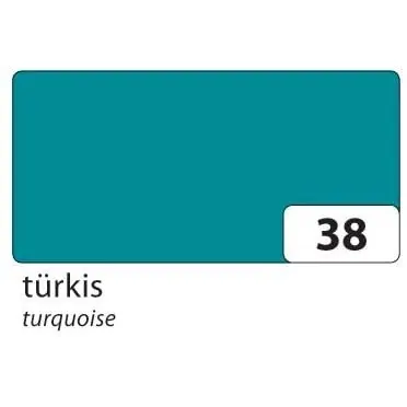 folia 67/100 38 Tonpapier 130g/m², 50x70cm, türkis (100 Bogen)