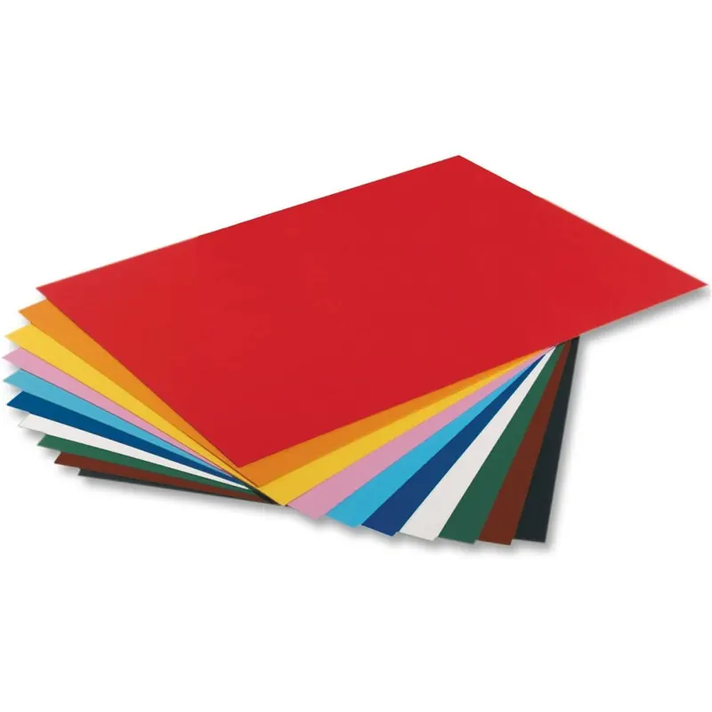 folia 6709 Tonpapier, (B) 500 x (H) 700 mm, 130 g/qm, Sortiert