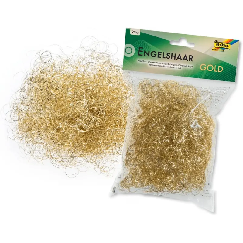 folia 72065 Engelshaar, Gold, 20g