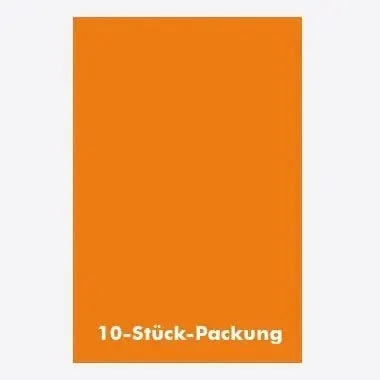 folia Tonpapier, 130 g/m², 50 x 70 cm, Hellorange (10 Bogen)