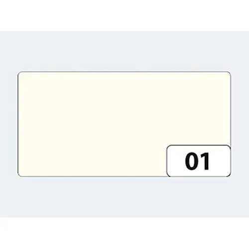 Folia Tonzeichenpapier 50 x 70 cm, 10 Blatt, 130g7m² weiß - ultramarin(perlweiß)