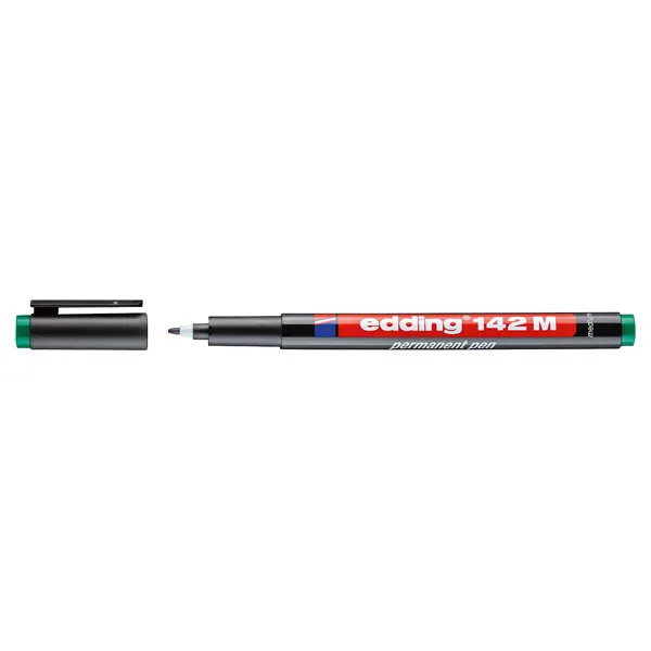 Folienschreiber edding 142 - grün 1 mm permanent nicht nachfüllbar