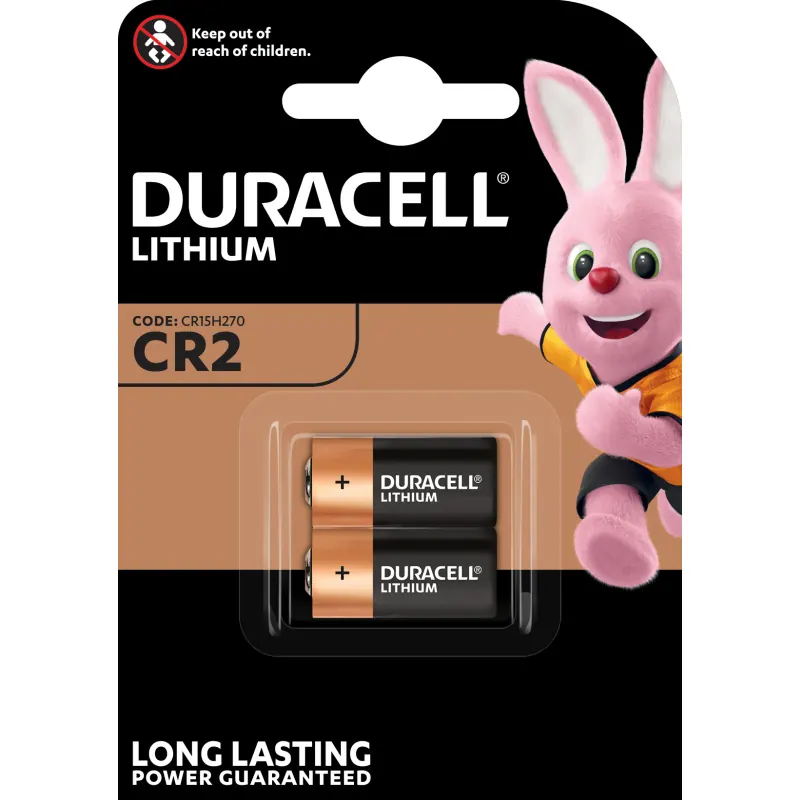 Fotobatterie Duracell DUR030480 - CR2 Lithium 3 Volt Pckg/2