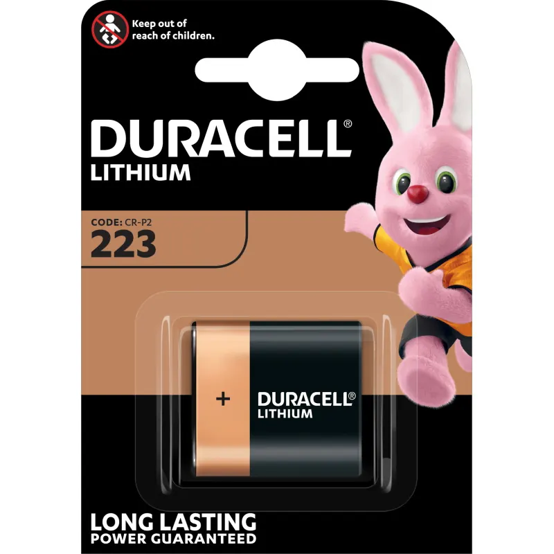 Fotobatterie Duracell DUR223103 - 223 CR-P2 Lithium 6 Volt