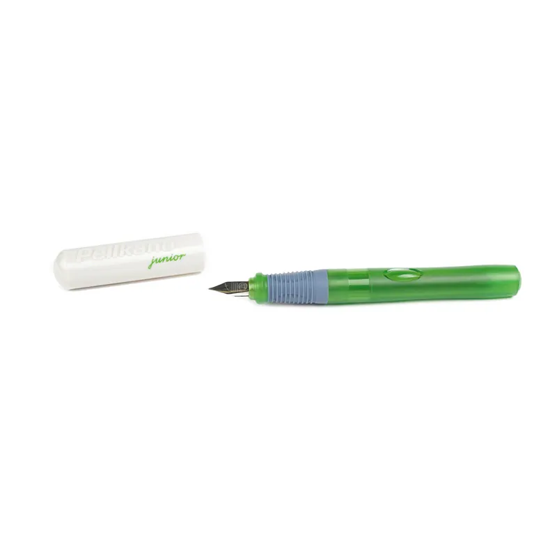 Füllhalter Pelikano junior, transparent grün, Edelstahlfeder A
