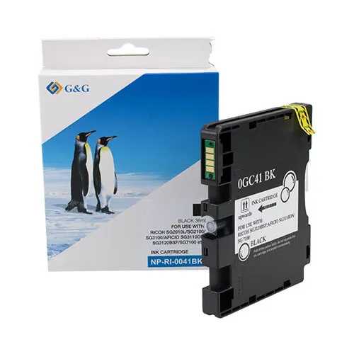 G&G Druckerpatrone kompatibel zu Ricoh GC41KL Schwarz