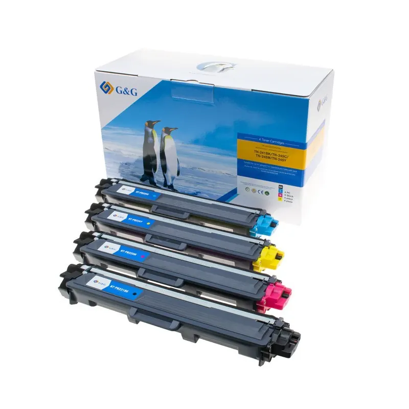 G&G Image Toner-Kombipack kompatibel zu Brother TN-241/ TN-242/ TN-245/ TN-246 schwarz, cyan, magenta, gelb