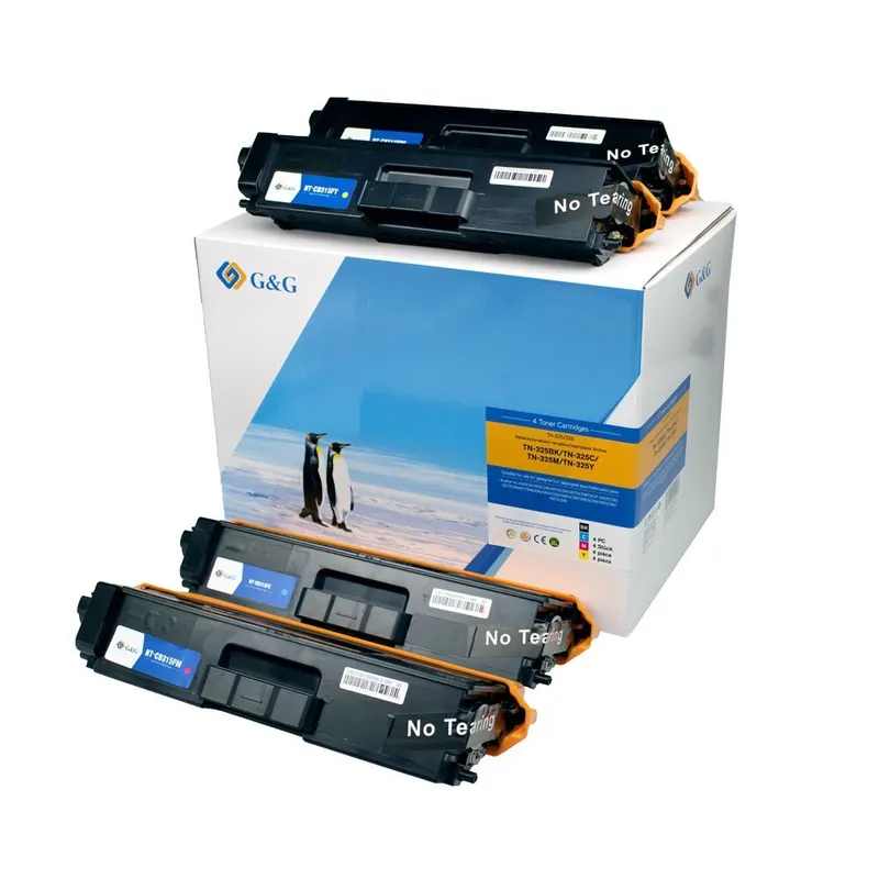 G&G Image Toner-Kombipack kompatibel zu Brother TN-325 schwarz, cyan, magenta, gelb