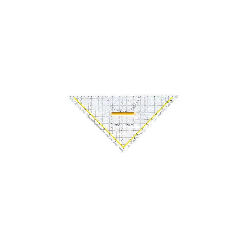 Geodreieck Aristo AR1648 - 32,5 cm transparent mit Griff