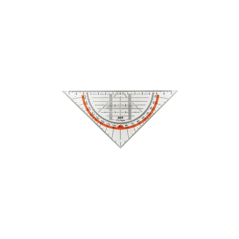 Geodreieck Aristo GEOCollege AH23003 - 16 cm transparent mit Griff