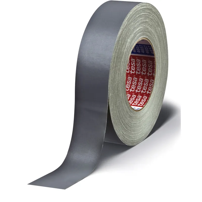 Gewebeklebeband tesa 4657 - 38 mm x 50 m grau für Industrie/Gewerbe-Anwendungen