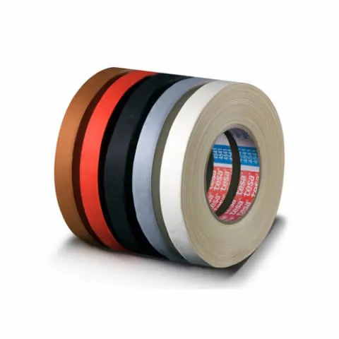 Gewebeklebeband tesa tesaband 4541 - 25 mm x 50 m rot Flexband für Industrie/Gewerbe-Anwendungen Pckg/6