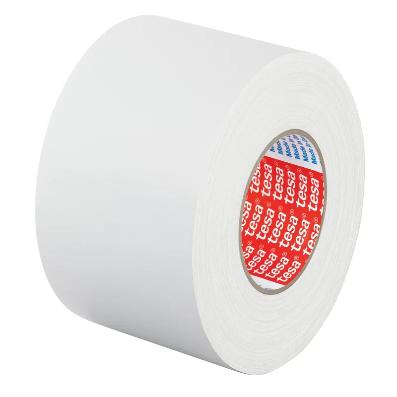 Gewebeklebeband tesa tesaband 4651 - 60 mm x 50 m weiß für Industrie/Gewerbe-Anwendungen Pckg/2