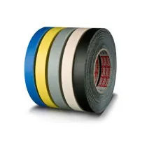 Gewebeklebeband tesa tesaband 4661 - 30 mm x 50 m schwarz kunststoffbeschichtetes Band für Industrie/Gewerbe-Anwendungen Pckg/5