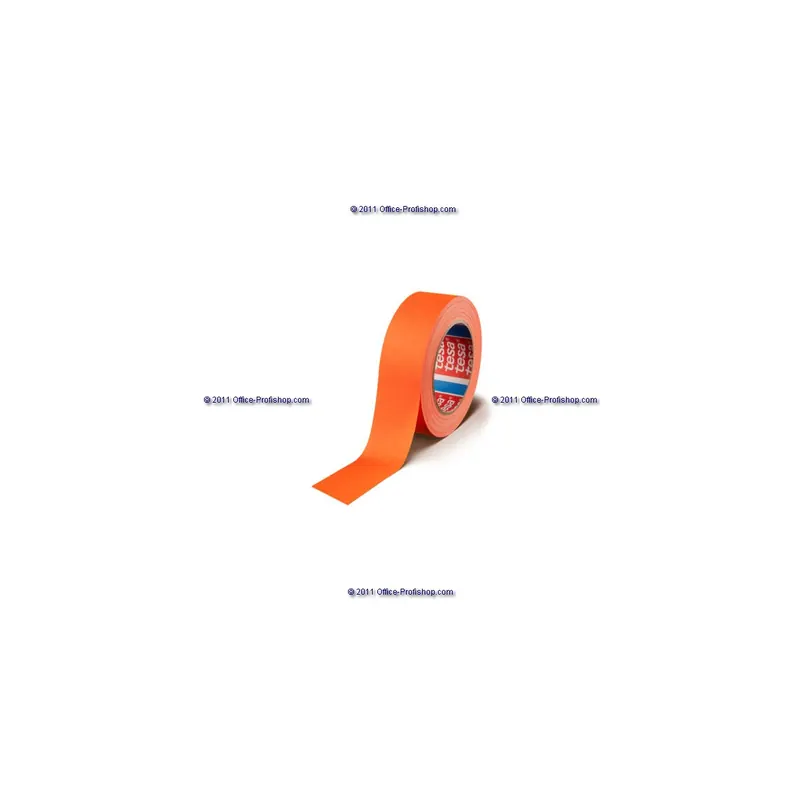 Gewebeklebeband tesa tesaband 4671 - 19 mm x 25 m neonorange Acrylatband für Industrie/Gewerbe-Anwendungen  Pckg/8