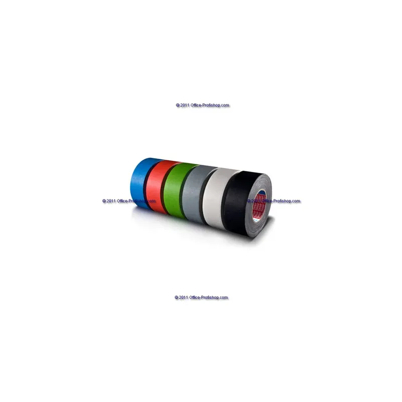 Gewebeklebeband tesa tesaband 4671 - 25 mm x 25 m neonorange Acrylatband für Industrie/Gewerbe-Anwendungen  Pckg/6