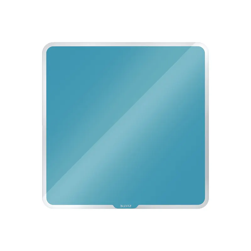 Glasmagnetboard Leitz Cosy 7044 - 45 x 45 cm blau inkl. Marker