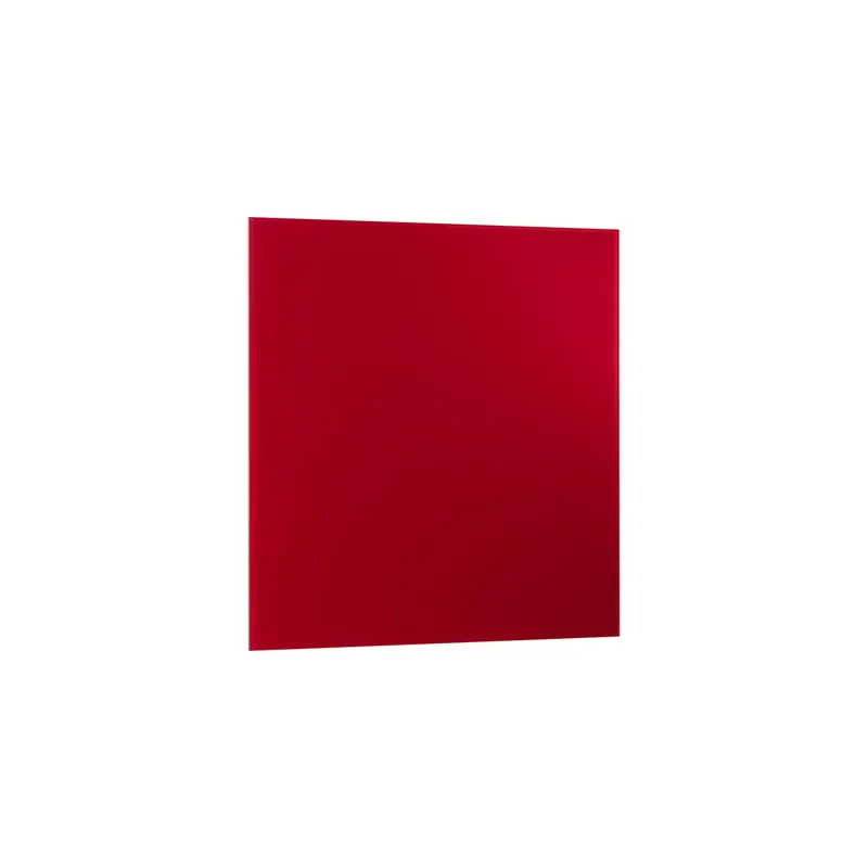 Glasmagnetboard myHome & Office 011203-6960-12 - 48 x 48 cm rot inkl. Neodyn Magnete, Fasermaler
