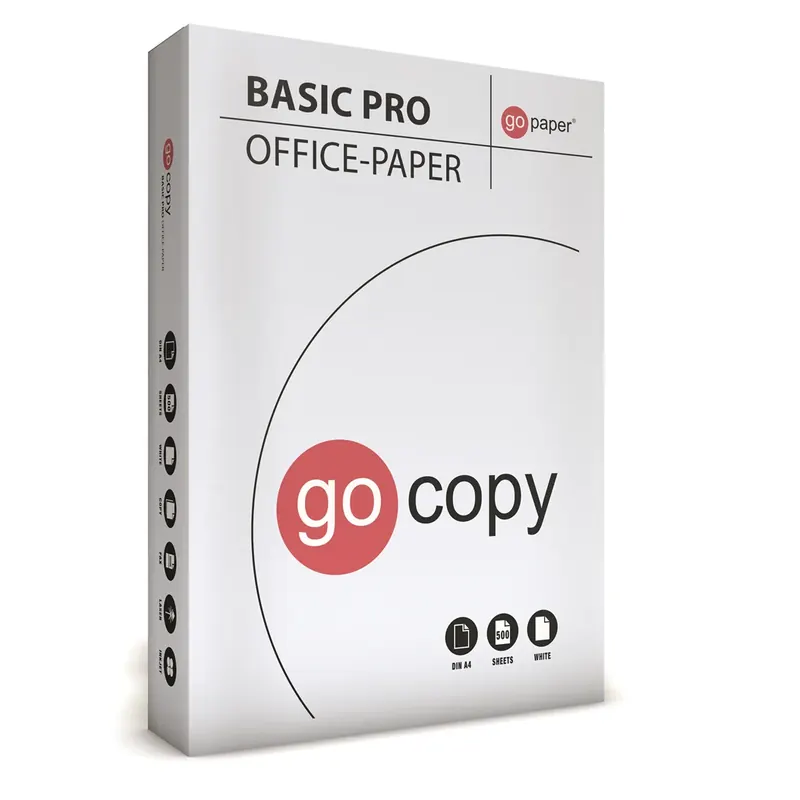 go copy BASIC PRO – DIN A4, 70g/m², CIE 160, PEFC, zertifziert, 500 Blatt
