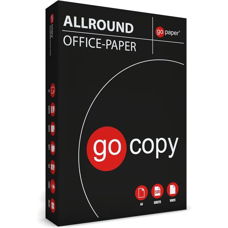 GoCopy Black Allroundpapier 500 Blatt 80g A4 weiß