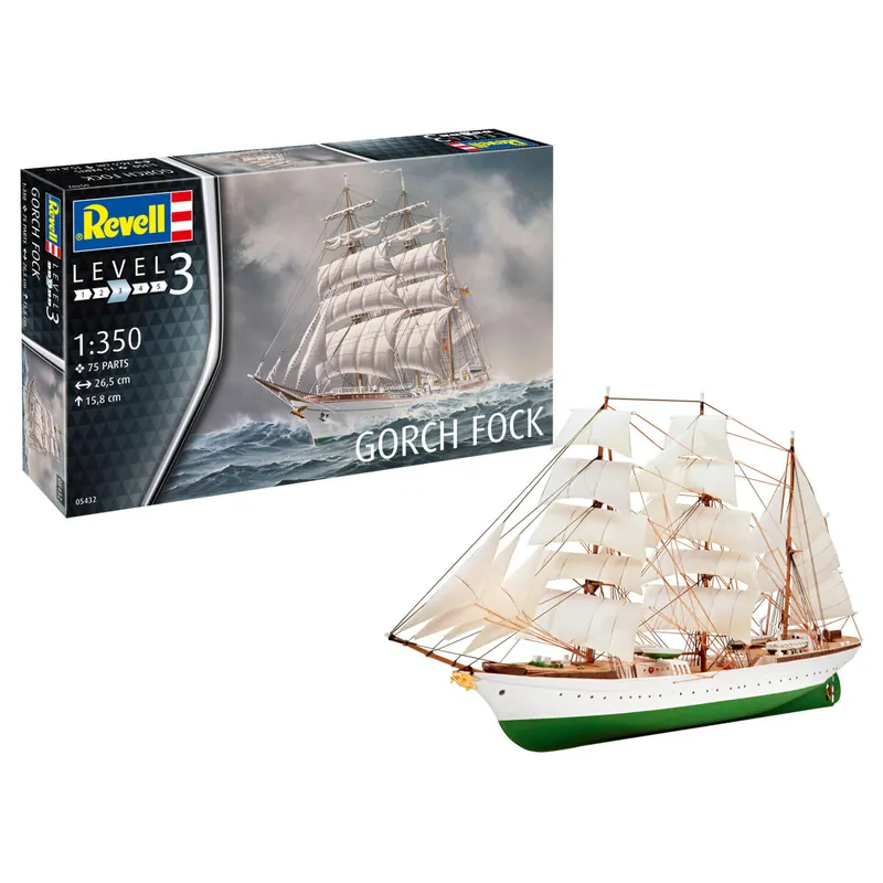 Gorch Fock Revell Modellbausatz 05432