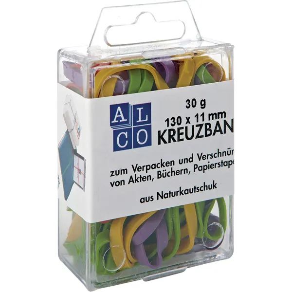 Gummiring myHome & Office 011203-2767 - 130 x 11 mm farbig sortiert Pckg/15