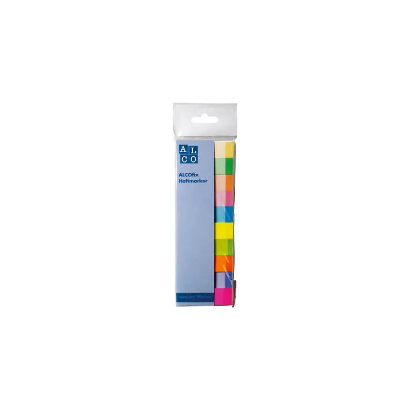 Haftmarker myHome & Office 011203-6826 - 15 x 10 mm farbig sortiert Papier Pckg/500