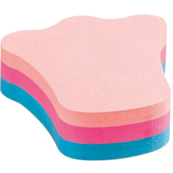 Haftnotizen FunCollection Brunnen 55882 - 50 x 50 mm Hand Rosa/Pink/Blau Pckg/150