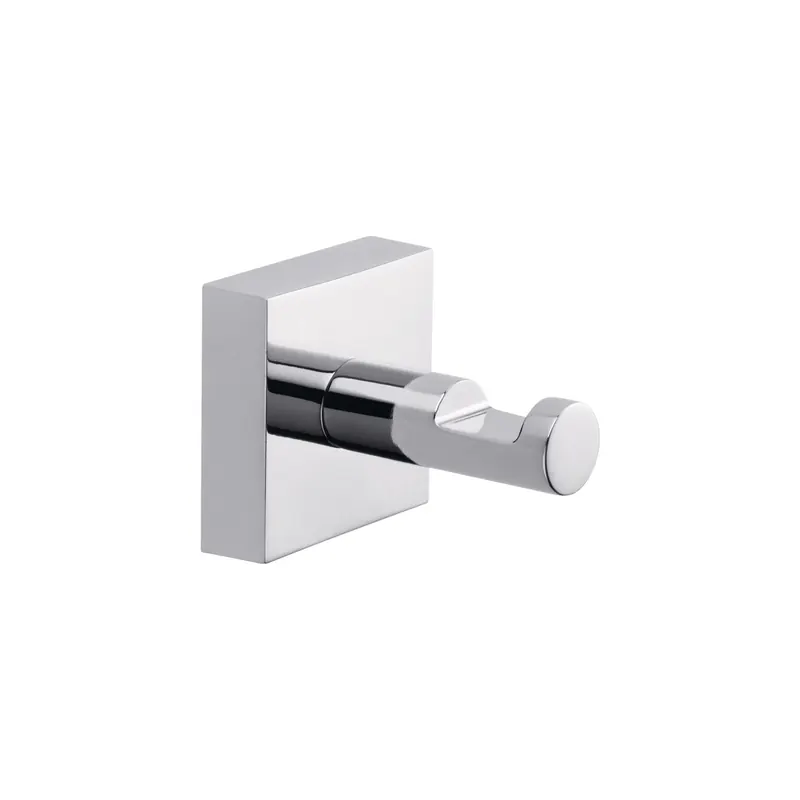 Haken tesa EKKRO 40235 - eckig chrom bis 4 kg für Badezimmer Metall