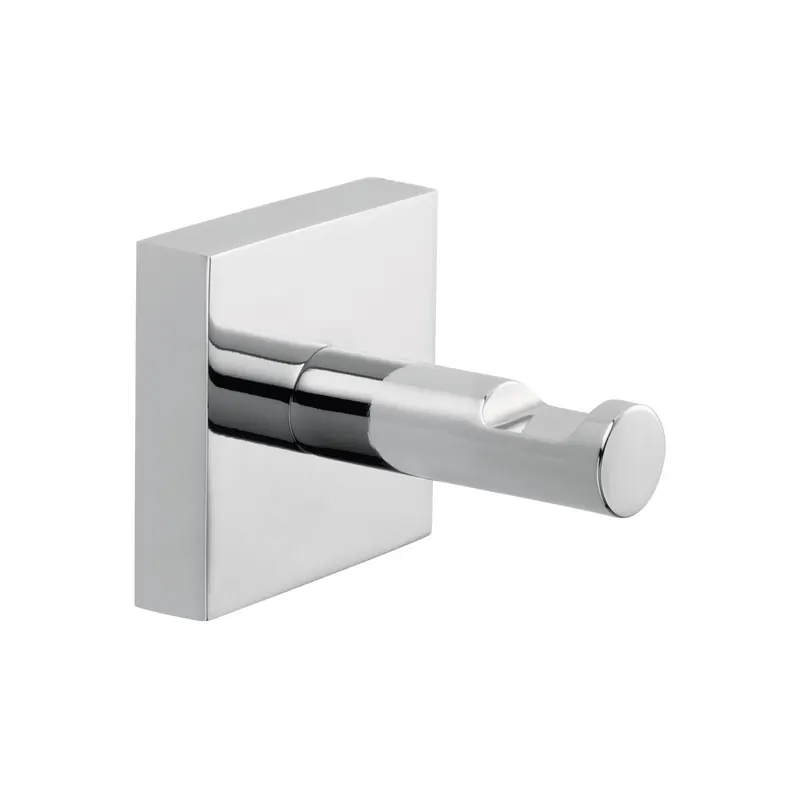 Haken tesa EKKRO 40236 - eckig chrom für Badezimmer Metall