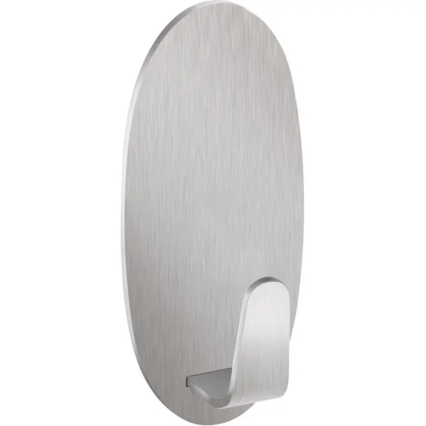 Haken tesa Powerstrips Large 58261 - oval Edelstahl bis 2 kg für glatte Oberflächen Metall