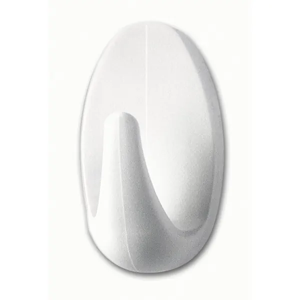 Haken tesa Powerstrips Small 57533 - oval weiß bis 1 kg für glatte Oberflächen Kunststoff Pckg/3